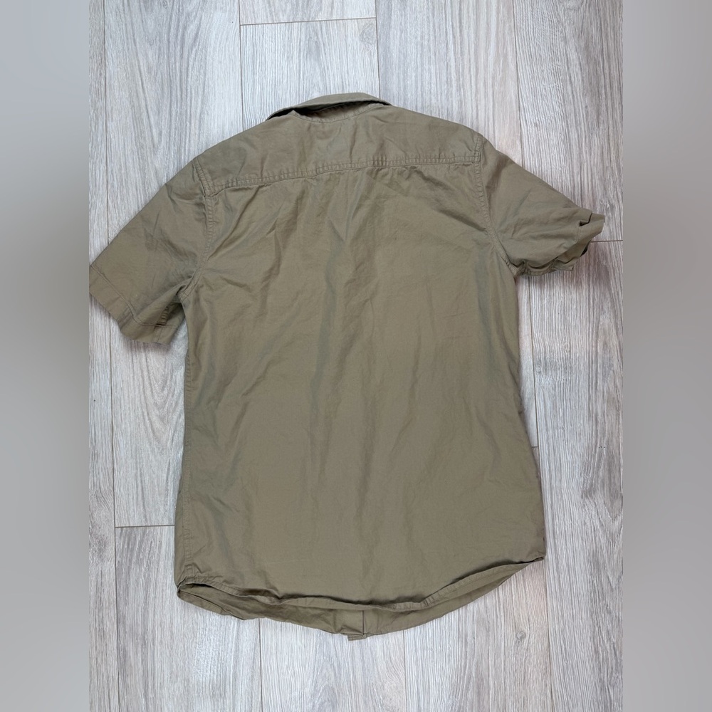 Ralph Lauren Shirt Mens Beige Denim & Supply Utility Military Cargo Khaki Sz XS - Picture 7 of 7